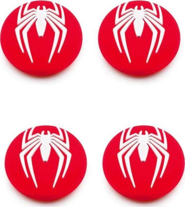 CAFELE Desenli Sony Ps5/Ps4/Ps3 Analog Koruyucu Silikon Pad-Spider Man - Image 1