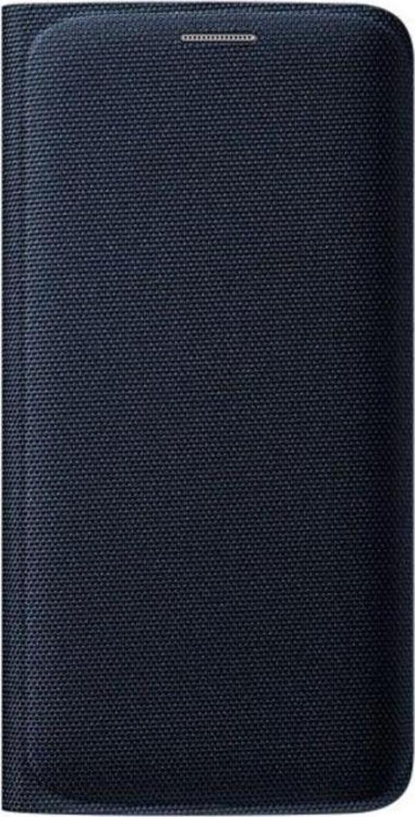 CAFELE Samsung Galaxy S6 Orjinal Uyku Modlu Wallet Fabric Kılıf-Lacivert - Image 1