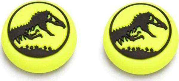 CAFELE Jurassic Park-Dinazor Desenli Xbox One S/One X/Xbox E/Xbox 360 Analog Koruyucu Silikon Pad - Image 1