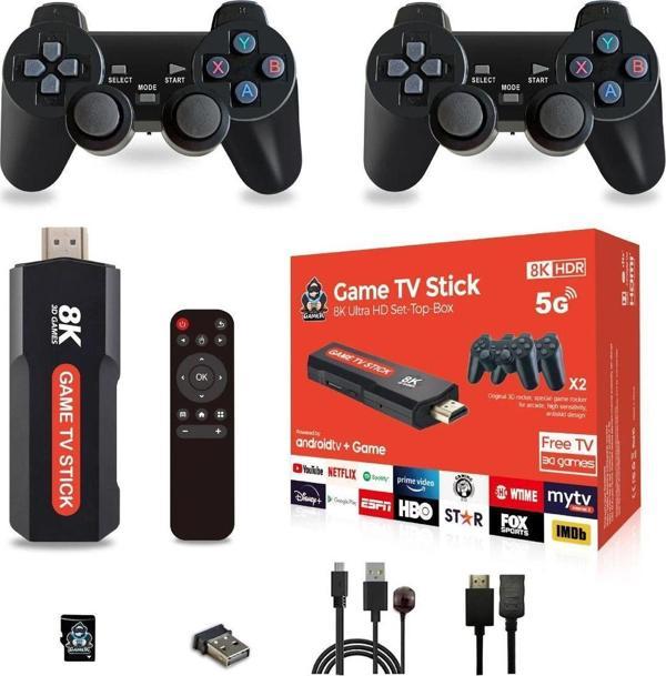 Corsair Q9 10000+ Retro Arcade Oyun Konsolu & 8K Ultra Hd Android Tv Box Netflix Youtube Google Uyumlu - Image 1