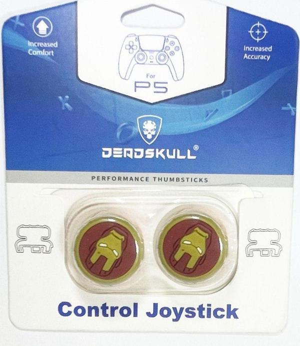 DeadSkull Iron Man Ps4/Ps5 Uyumlu  Game Pad  Analog Yükseltici Kontrol Kiti - Image 1