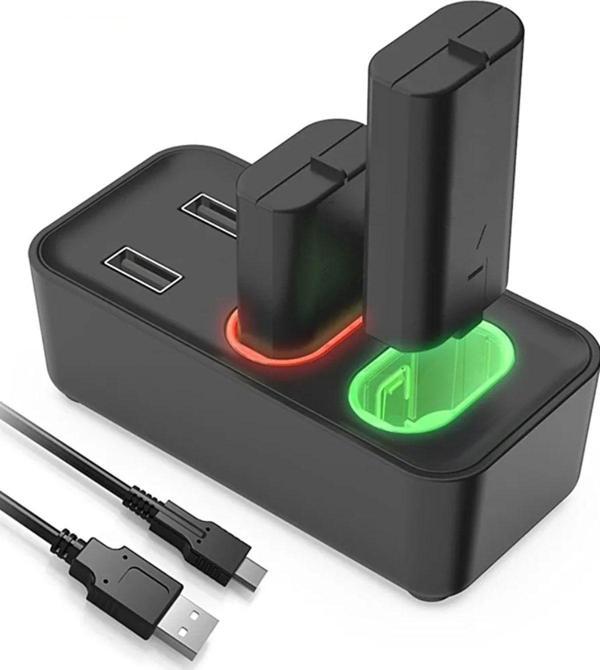 Dobe Xbox Series S X Batarya Şarj Dock &#43; 2 Adet 800 Mah Pil Dahil - Image 1