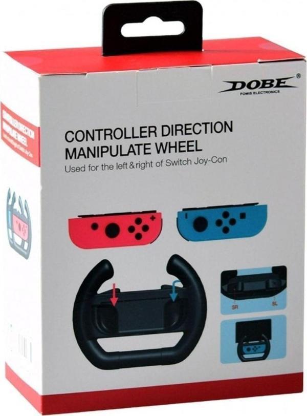 Dobe Nintendo Switch Joycon Direksiyon Siyah 2Li Joycon Direksiyon - Image 1