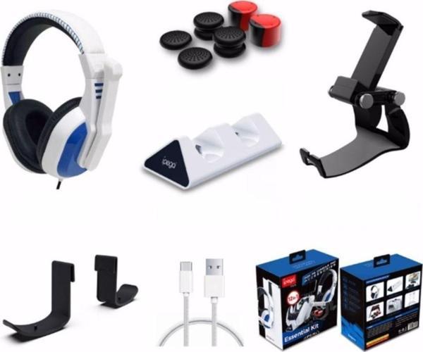 ipega Playstation 5 Ps5 Aksesuar Set 12İn1 +Kulaklık+Analog Koruyucu+ Şarj Istasyonu +Telefon Tutucu - Image 1