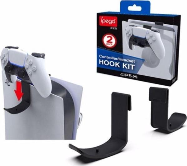 ipega Ps5 Playstation 5 2 Adet Dualsense Ve Kulaklık Tutacağı - Image 1