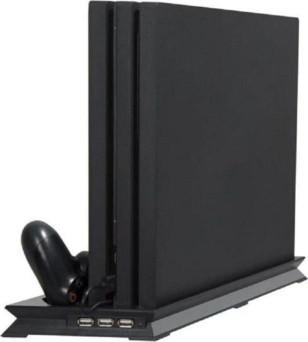 Dobe Ps4 Slim Multi Fonksiyonel Fan Ve Gamepad Şarjlı Standı - Image 1