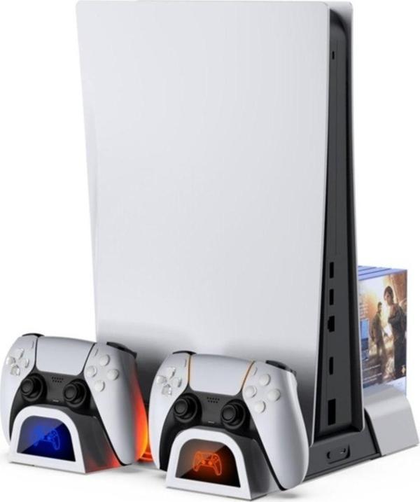 Dobe Ps5 Çok Fonksiyonlu Soğutma Standı Ps5 Fanlı Şarjlı Stand - Image 1