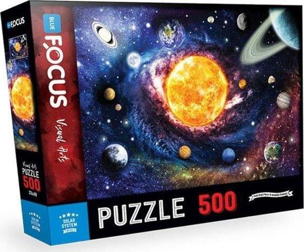 Blue Focus Güneş Sistemi 500 Parça Puzzle BF332 - Image 1