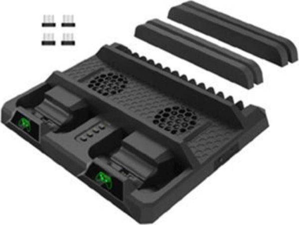 OEM Xbox One Dik Tutma Standı Fanlı Ikli Şarjlı Göstergeli Dock Xbox One X S - Image 1