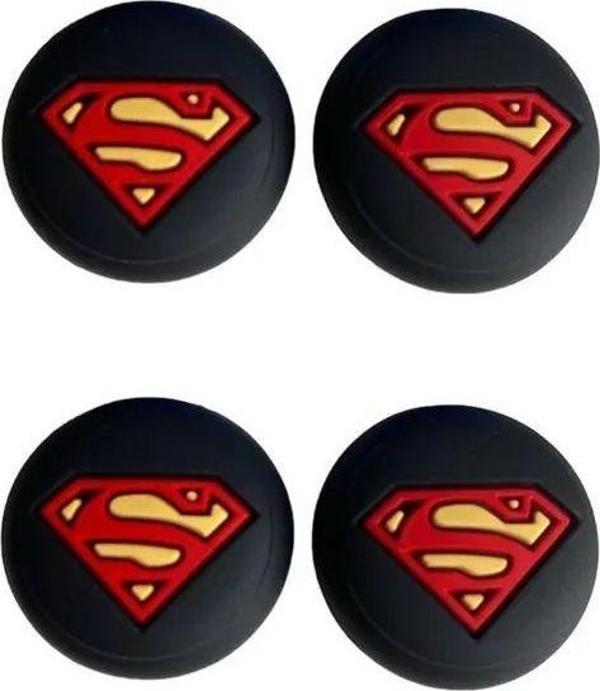 WOTOBE Ps5/Ps4/Ps3/Xbox One/One X/One S/Series X/Series S 3D Superman Analog Koruyucu - Image 1