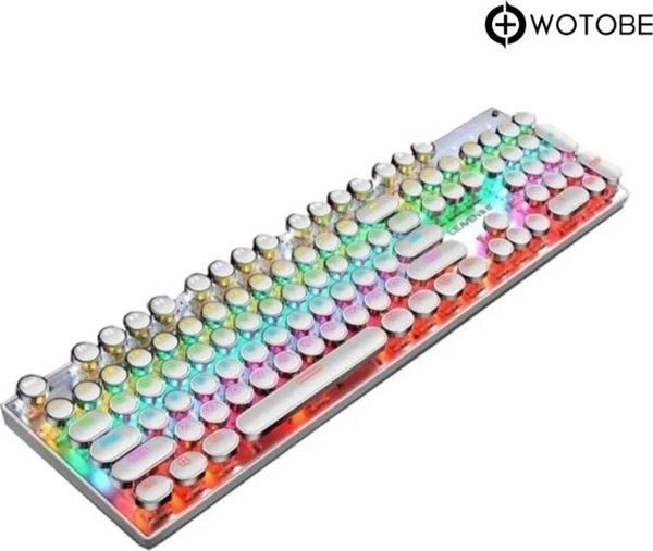 WOTOBE Rgb 104 Tuş Gamer Oyuncu Pc Mekanik Klavye - Image 1