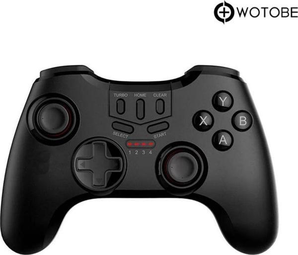 WOTOBE Şarjlı Wireless Bluetooth Android Ios Pc Ps3 Ps4 Smart Tv Uyumlu Telefon Tutucu Gamepad Set - Image 1