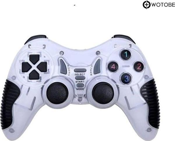 WOTOBE 2.4G Ps1 Ps2 Ps3 Pc Android Tv Tv Box Android Telefon Uyumlu Titreşimli Kablosuz Joystick - Image 1