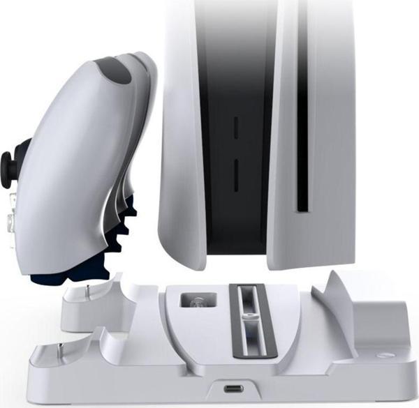 WOTOBE Playstation 5 Çok Amaçlı Şarj Istasyonlu 3 Fanlı Soğutucu Stand - Image 1