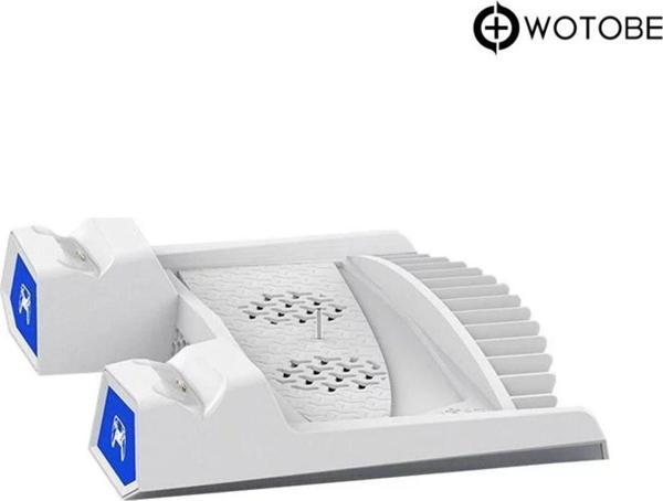 WOTOBE Playstation 5 Multifonksiyonel Şarj Istasyonlu Fanlı Soğutucu Stand - Image 1