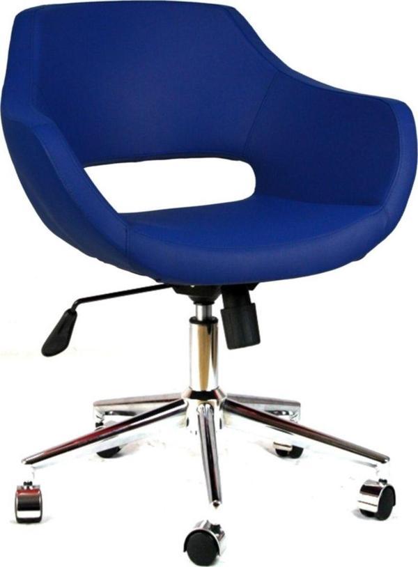 bluetick Home Office Çalışma Koltuğu Suni Deri Metal Ayaklı Ofis Çalışma Sandalyesi Tr1000 - Image 1