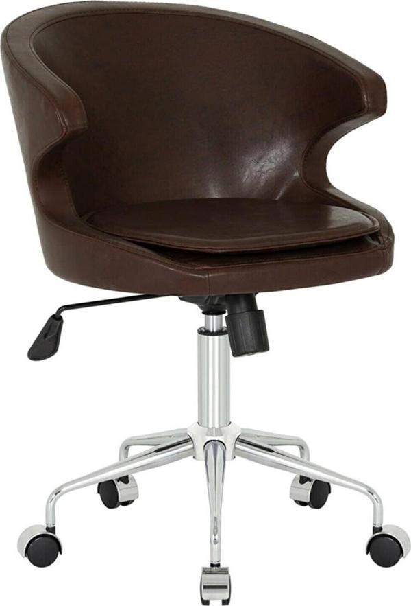 bluetick White Furniture Beowo Roma Küçük Ofis Çalışma Koltuğu Beorom01 - Image 1