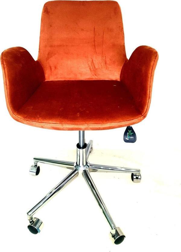 POLY CHAIR Maki Çalışma Sandalyesi Krom Ayak - Image 1