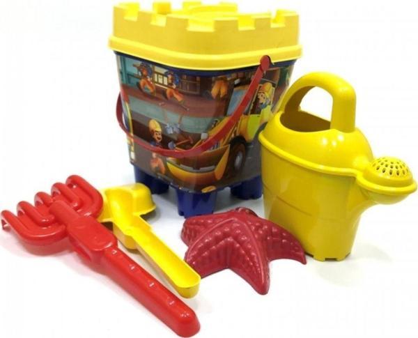 Oyuncak Store Resimli Kule Kare Kum Kovası - Image 1