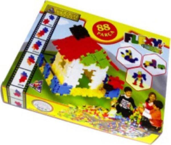 Akçiçek Oyuncak Flexy Tangles 88 Parça Lego - Image 1