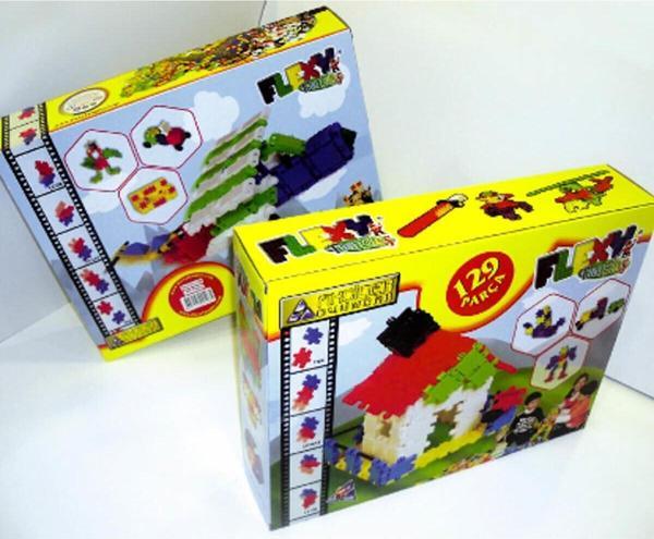 Akçiçek Oyuncak Matrax 106 Flexy Tangles 129 Prç - Image 1