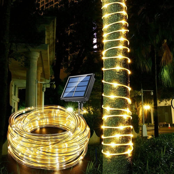 10m 100 Led Solar Led Işık Gün Işığı - Image 1