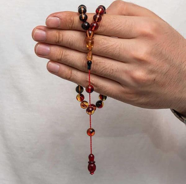 Sıkma Kehribar Tesbih - Image 1