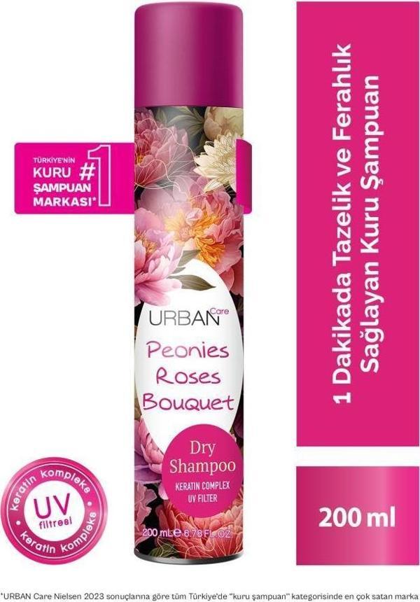 Dry Shampoo Peonies Roses Bouquet 200 ML - Image 1
