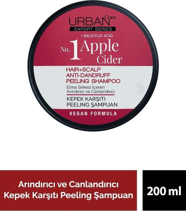 URBAN Care No.1 Expert Apple Cider Kepek Karşıtı Peeling Şampuan 200 ml - Image 1