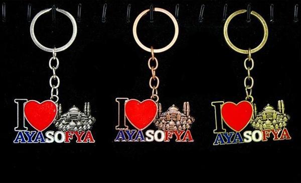 Metal Ayasofya Anahtarlık - Image 1