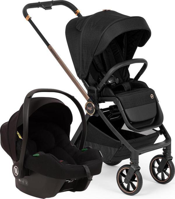 Bagi Easyfold 5 Black Cosmo Travel Sistem Bebek Arabası Black Gold - Image 1