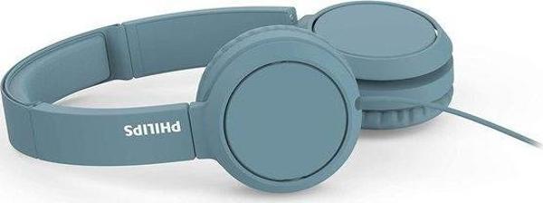 Philips TAH4105BL Kablolu Kulak Üstü Kulaklık (Mikrofonlu) Mavi - Image 1