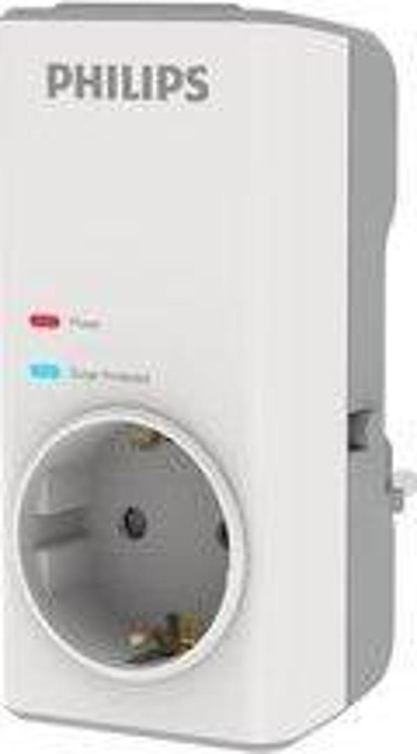 Philips CHP7010W Tekli Akım Koruma Priz 1140J Beyaz - Image 1