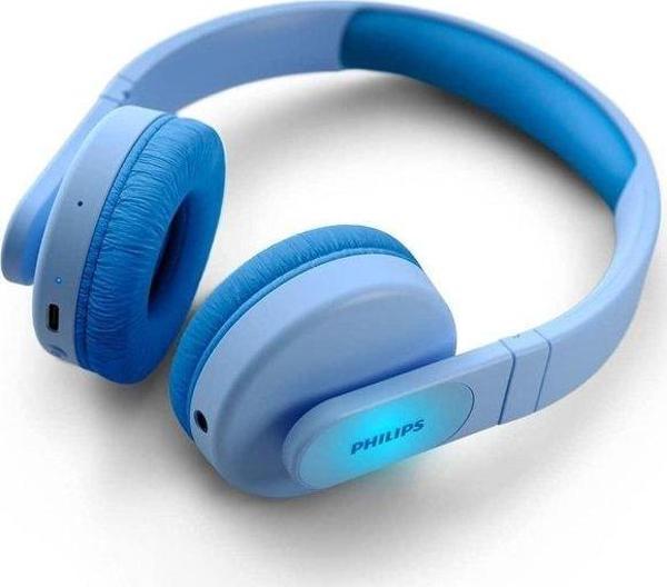 Philips TAK4206BL Kablosuz Kulak Üstü Çocuk Kulaklığı (Mikrofonlu) 85dB 28 Sa 3.5 mm jak Oynatma - Image 1