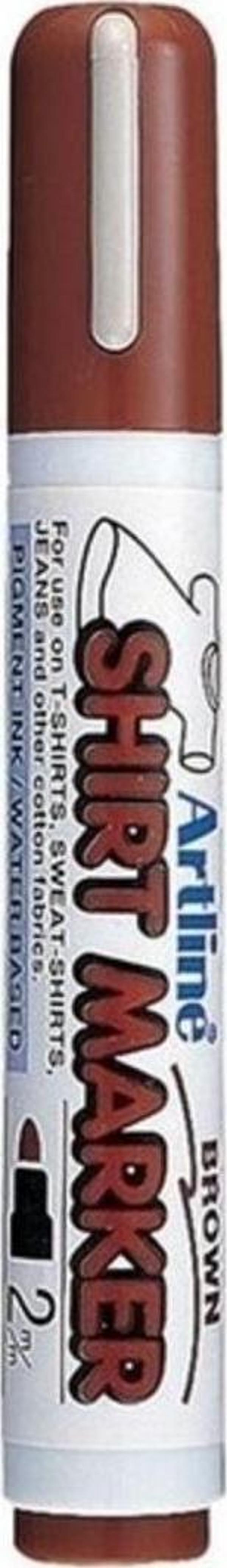 Artline Shirt Marker Tişört Markörü Uç:2,0mm Kahverengi - Image 1
