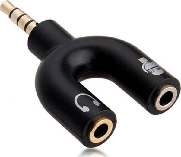 Mikrofon Kulaklık Ayırıcı Y Adaptör 3.5 Mm - Image 1