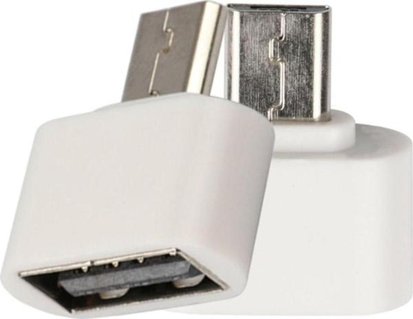Mikro Usb Otg Dönüştürücü Çevirici Adaptör - Beyaz - Image 1