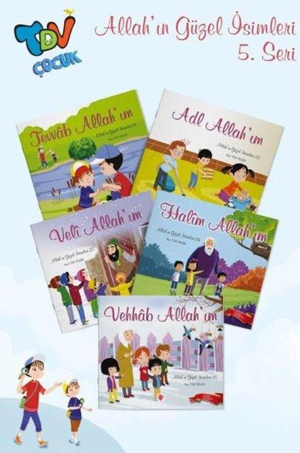 Allahın Güzel İsimleri 5. Seri Seti - 5 Kitap Takım - Türkiye Diyanet Vakfı Yayınları - Image 1