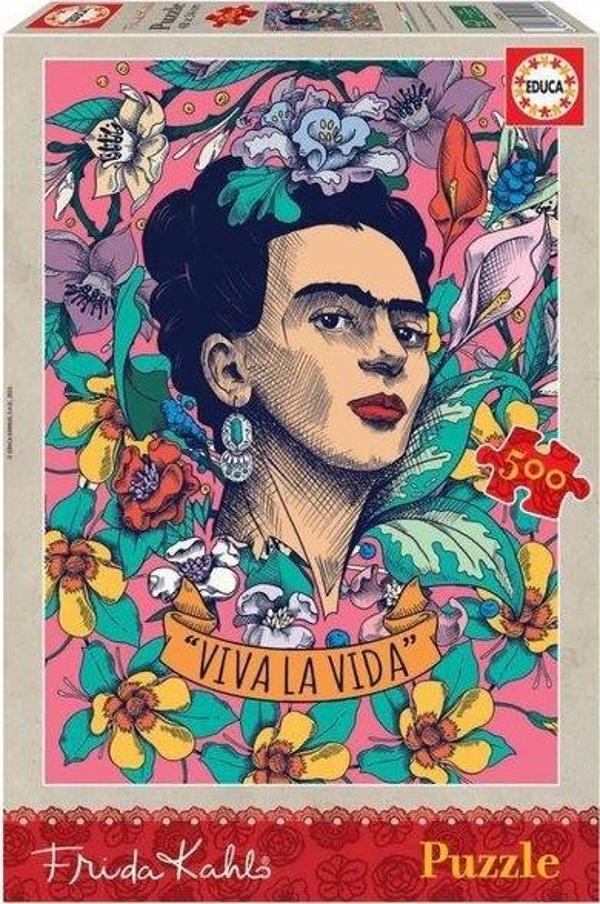 Educa 500 500 Parça Yaşasın Hayat, Frida Kahlo - Image 1