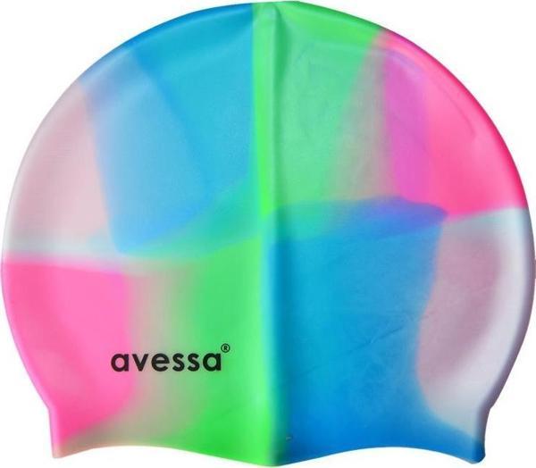 Avessa Gökkuşağı Silikon Bone Pembe-Yeşil MC105 - Image 1