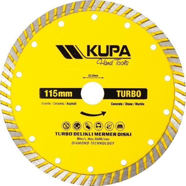 Kupa Elmas Turbo Daire Testere Kesme Taşı 115 mm. - Image 1