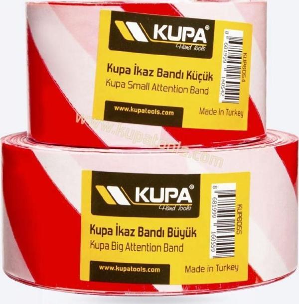 Kupa Emniyet İkaz Kırmızı-Beyaz Şeritli Bant Küçük - 100 mt. - Image 1