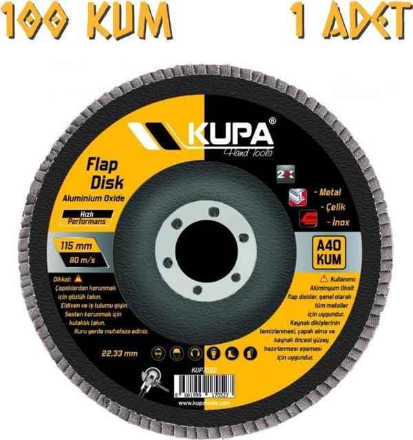 Kupa Katlı Flap Disk Zımpara A100 Kum - Image 1