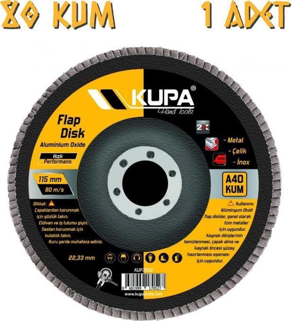 Kupa Katlı Flap Disk Zımpara A80 Kum - Image 1