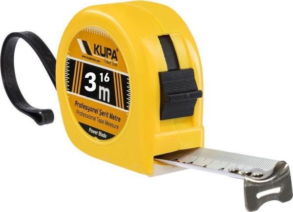 Kupa Profesyonel Şerit Metre 16 mm. - 3 Metre - Image 1