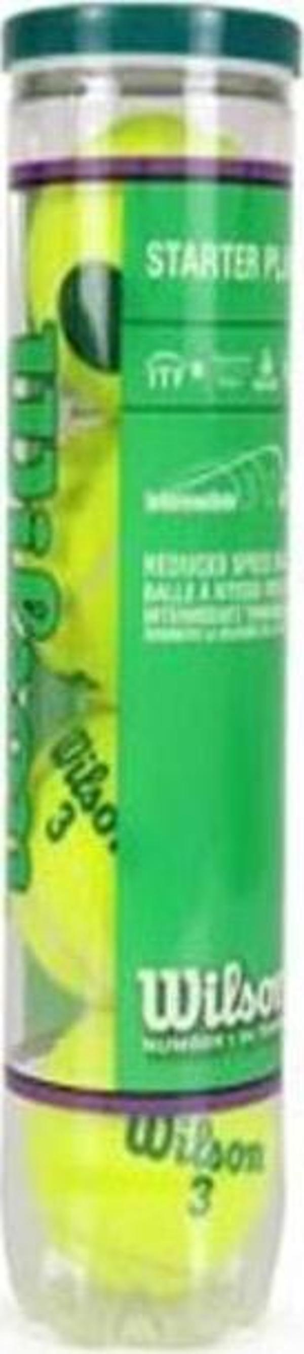 Wilson Starter Play Green Tenis Topu 4'lü Vakum Ambalaj  - Image 1