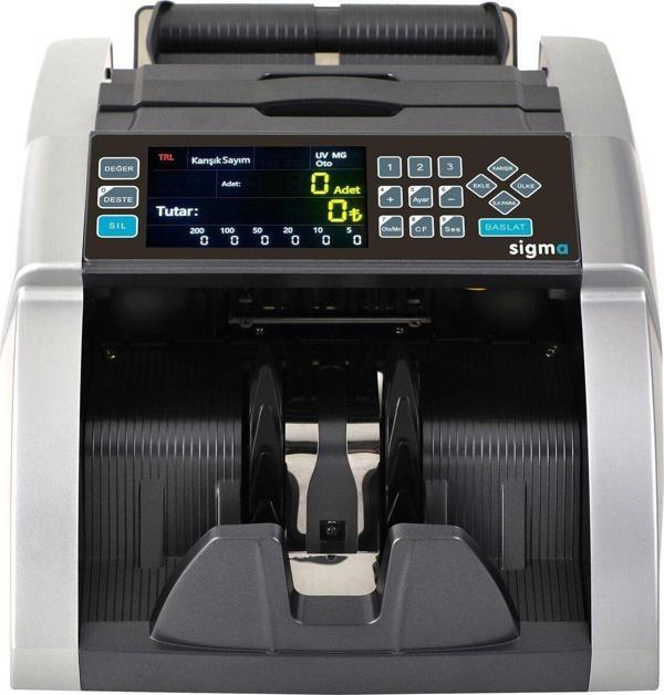 Sigmapro Sc 8500 Tl,€ Karışık, Dolar Ve Gbp Adet Sayım Geçersiz Banknot Kontrollü Para Sayma Makinesi - Image 1