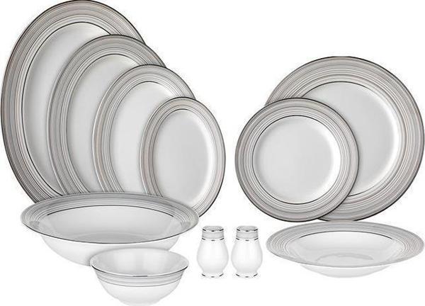 Evaliza Tokyo Yemek Takımı 61 Parça Platin - Image 1