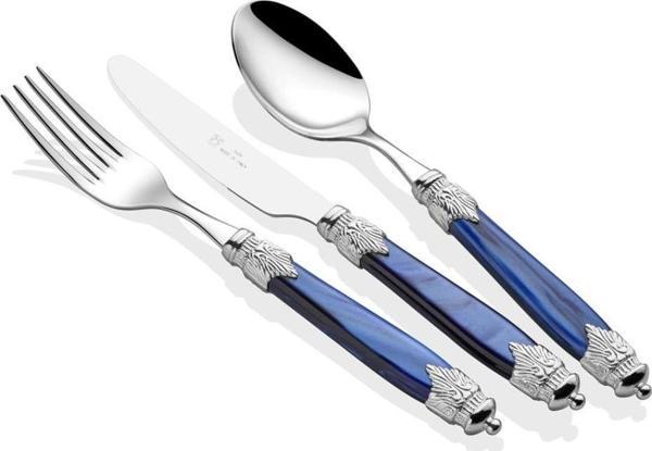 Rivadossi Arianna Chrome Lacivert 75 Parça Çatal Bıçak Seti - Image 1