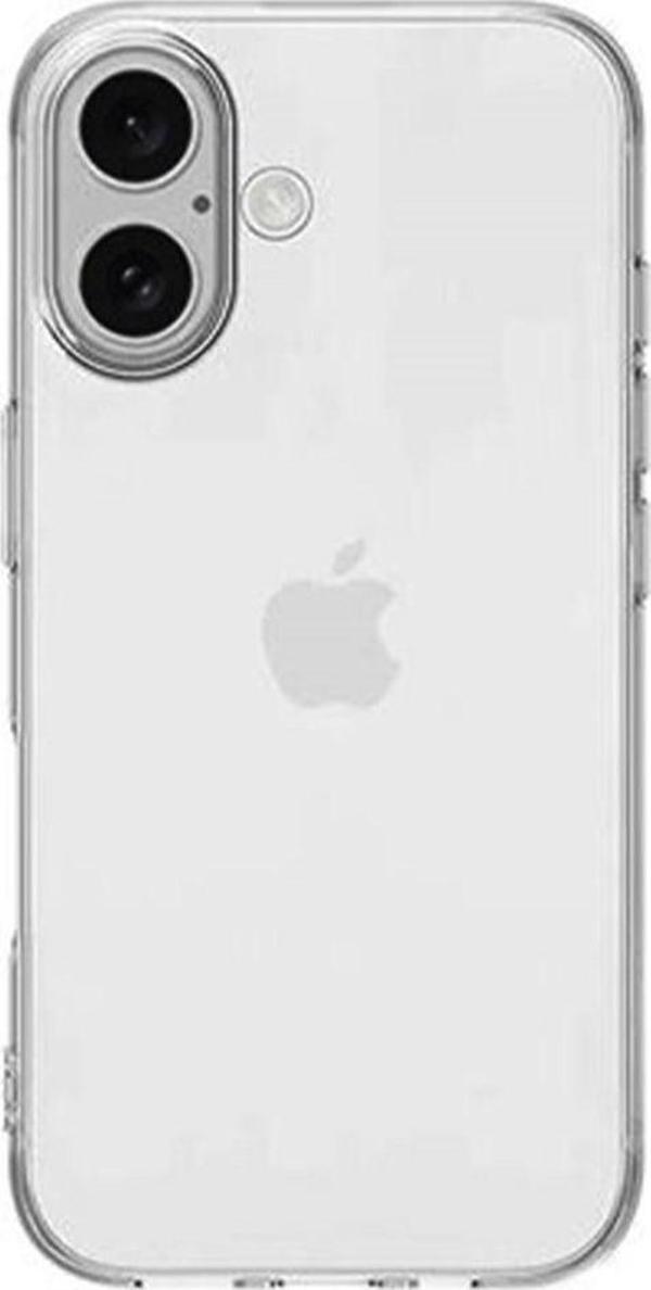  iPhone 16 Pro Uyumlu Lüx Soft Şeffaf Silikon Kılıf - Image 1
